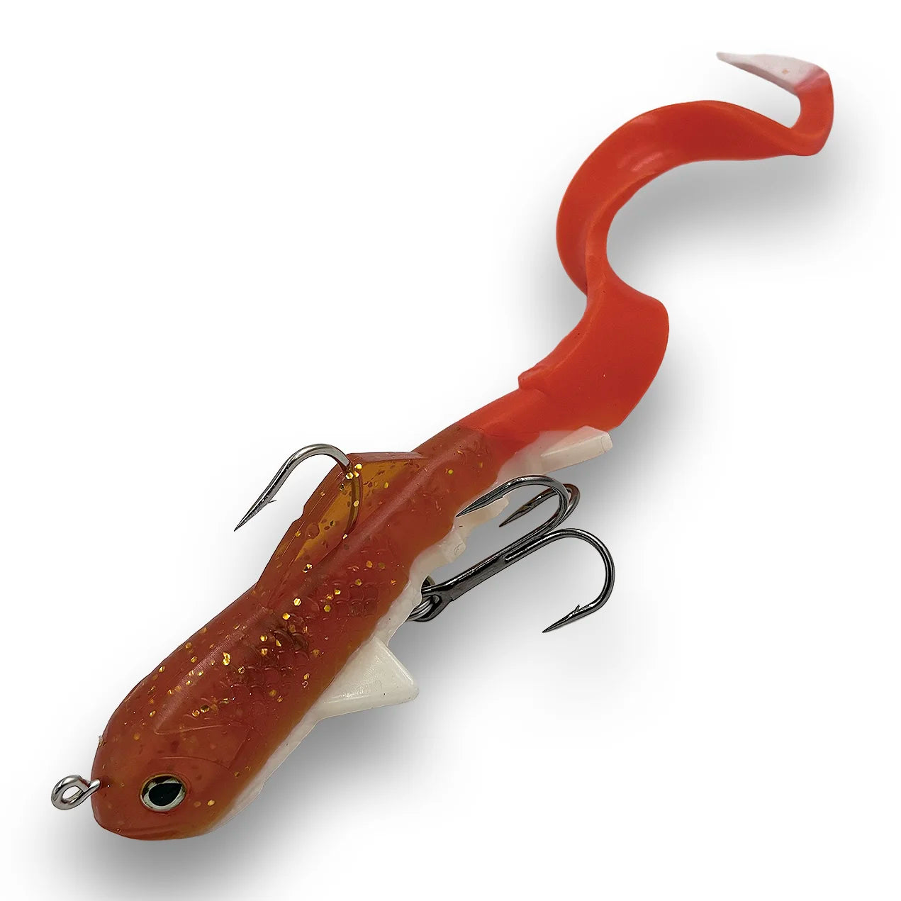 Mini D™ 6” Soft Swimbait in Gold Orange Walleye