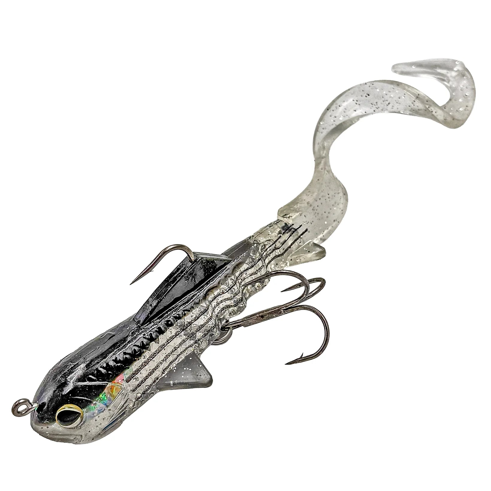 Mini D™ 6” Soft Swimbait in Striper Bass