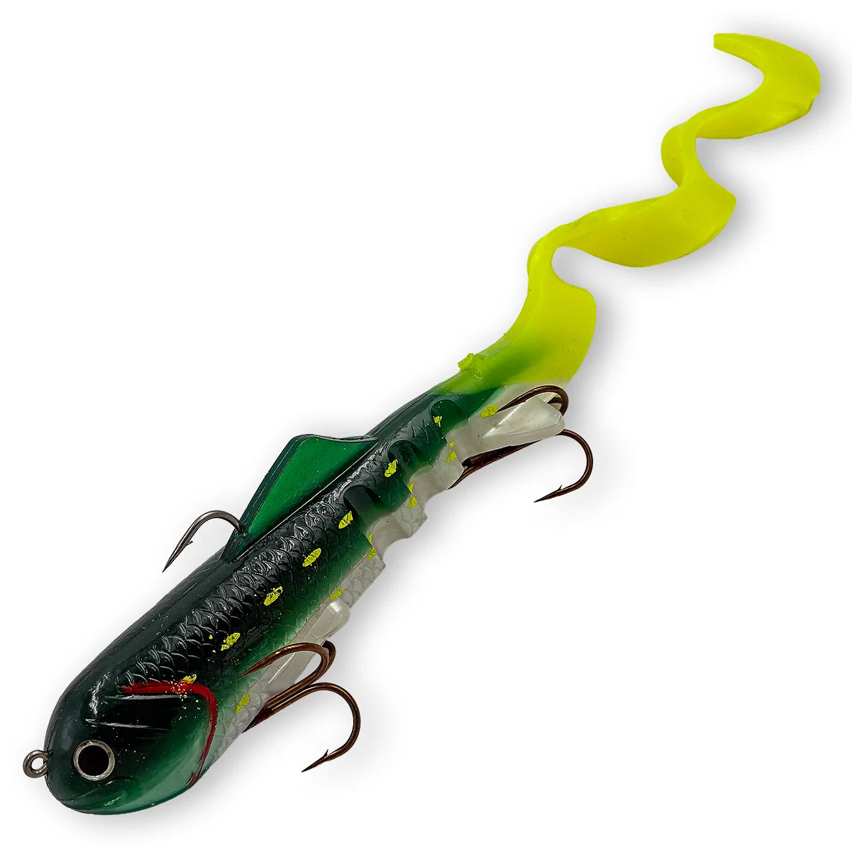Mag Super D 8 oz musky swimbait in Bloody Pike 