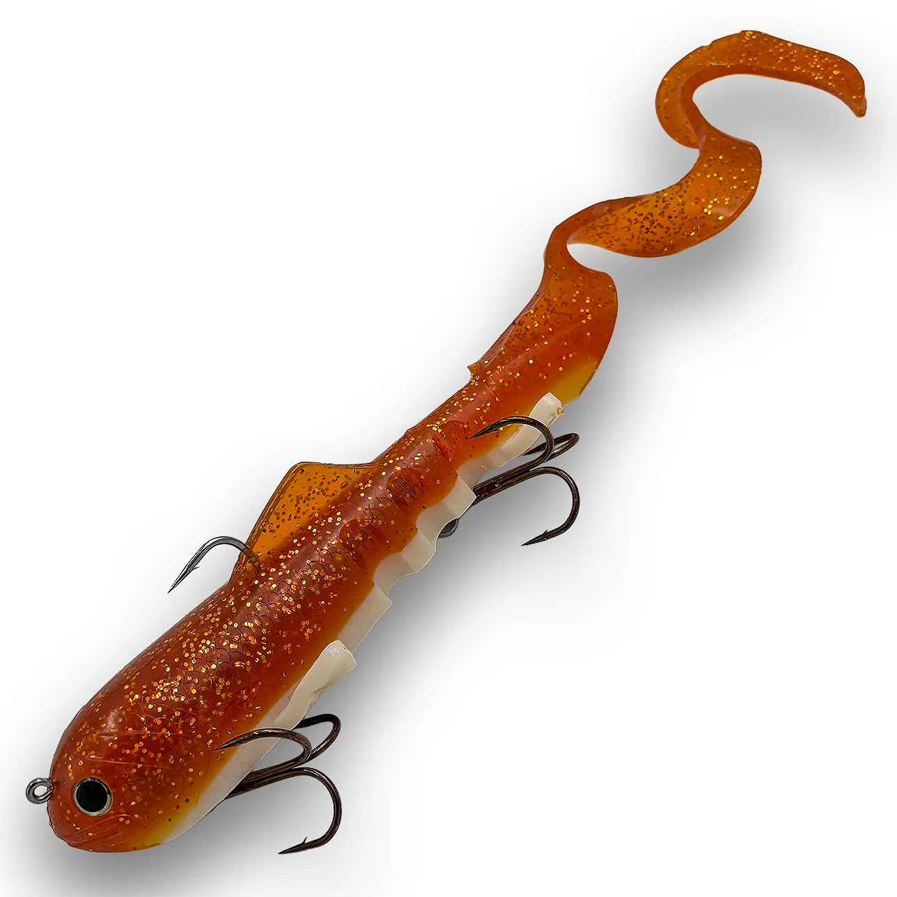 Mag Super D 8 oz musky swimbait in Gold Walleye