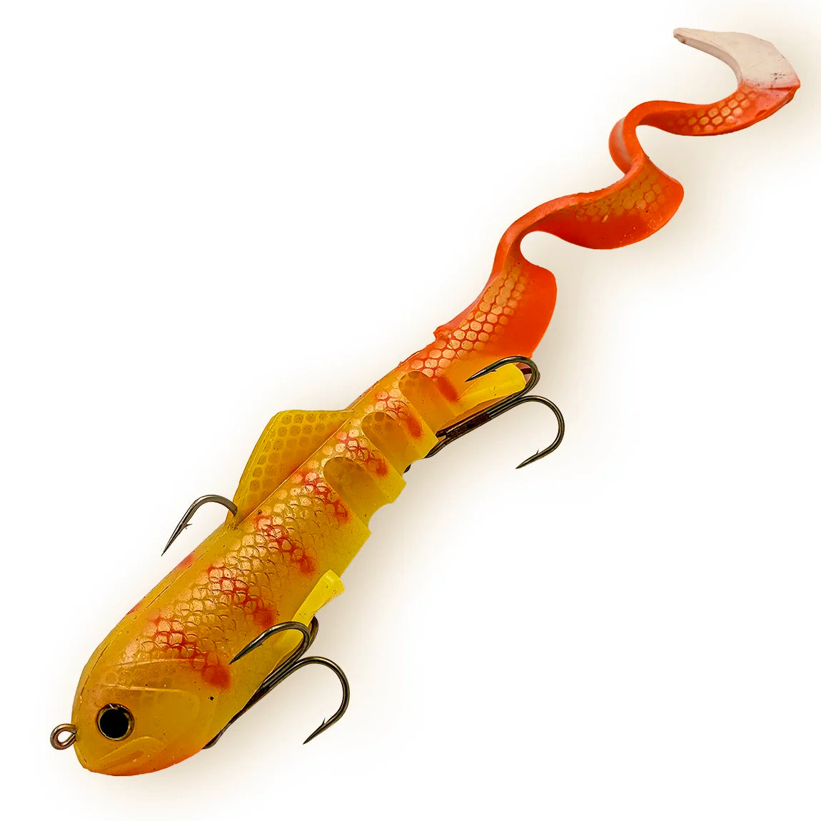 Mag Super D 8 oz musky swimbait in Miller Perch