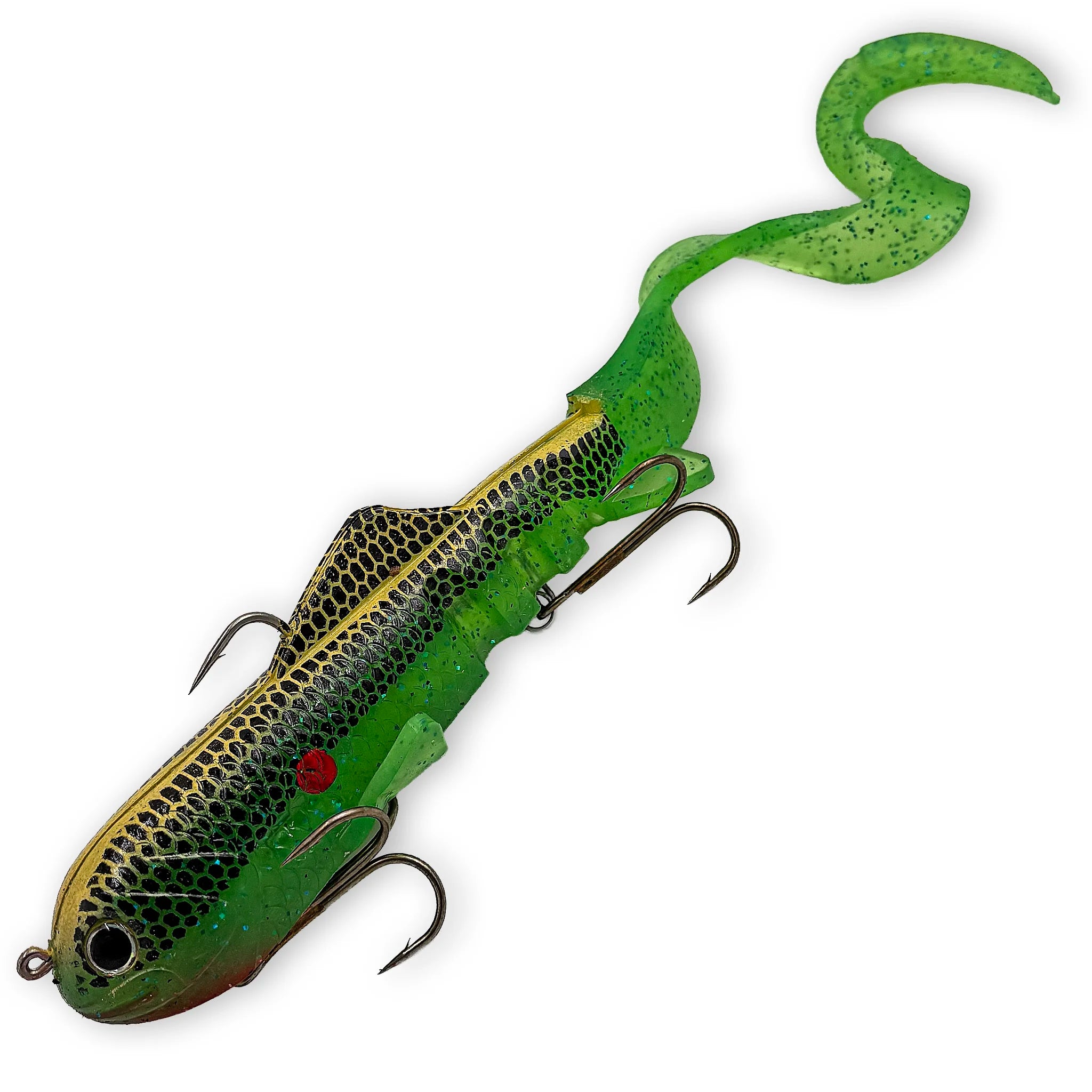 Mag Super D 8 oz musky swimbait in Flowage Martian