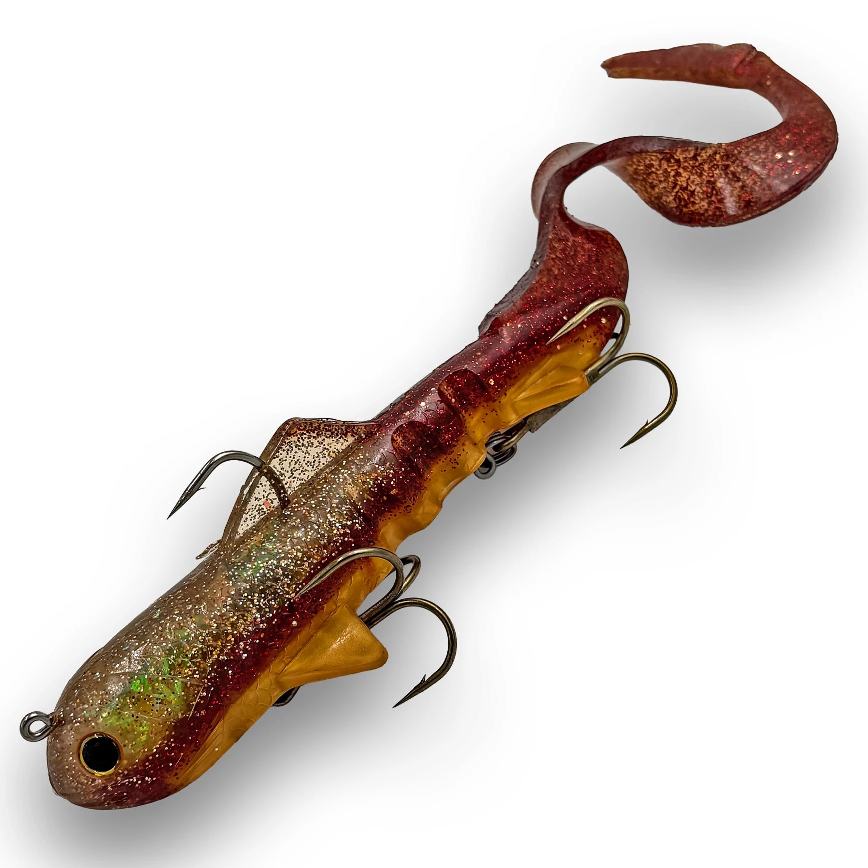 Tackle Industries Regular 4.7 oz Super D™ Swimbait Pro Lures for Bass, Muskie and Pike