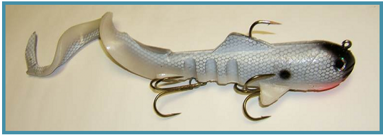 Muskie Swimbait SuperD bait